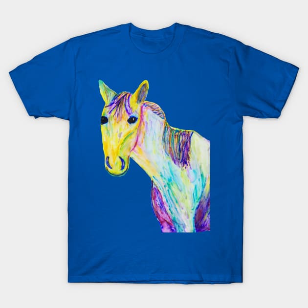 Horse of different color. T-Shirt by Megan's Things